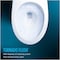 Toto Guinevere 1.28 GPF One Piece Elongated Toilet with Tornado Flush MS974224CEFG#01 - alternate 2